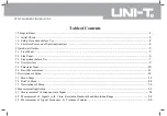 Preview for 2 page of UNI-T UTS1000 Series Operating Manual