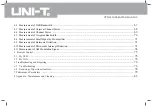 Preview for 3 page of UNI-T UTS1000 Series Operating Manual