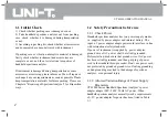 Preview for 5 page of UNI-T UTS1000 Series Operating Manual