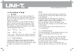 Preview for 37 page of UNI-T UTS1000 Series Operating Manual