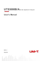 Preview for 1 page of UNI-T UTS3000B/A Series User Manual