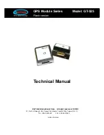 UNI TRAQ GT-525 Technical Manual preview