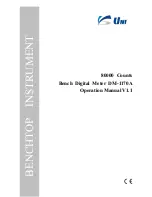 UNI DM-1170A Operation Manual предпросмотр