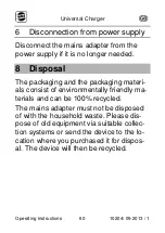 Preview for 60 page of UNI POWERFIX 10204 Operating Instructions Manual