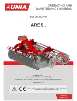 Предварительный просмотр 1 страницы UNIA ARES L 2.5 Operating And Maintenance Manual