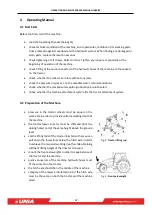 Предварительный просмотр 14 страницы UNIA HARRIER Operating And Maintenance Manual