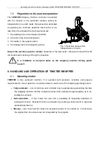 Предварительный просмотр 22 страницы UNIA TWISTER Operating Instructions Manual