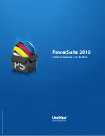 UNIBLUE PowerSuite 2010 Product Manual preview