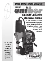 Unibor UA5000 Operating Instructions Manual preview