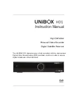 UNIBOX HD1 User Manual предпросмотр