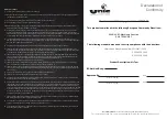 Preview for 4 page of Unic protecEarth UPLV100 Operating Instructions