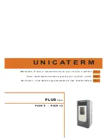 Preview for 1 page of UNICA TERM PLUS 9 User And Maintenance Manual