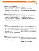 Preview for 5 page of UNICA TERM PLUS 9 User And Maintenance Manual