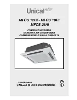 Unical Air MFCS 12HI User Manual preview