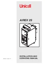 Preview for 1 page of Unical AIREX 2S Series Installation And Servicing Manual