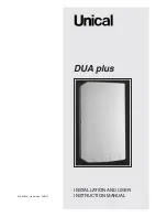 Unical DUA plus Installation And User Instruction Manual preview