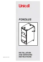 Unical FOKOLUS 20 Installation And Servicing Instructions preview