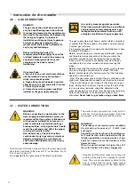 Preview for 12 page of Unical IDRONIK TS 13 Istructions For Installer, User And Service Man