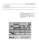 Preview for 5 page of Unical INOXIA GJ 1000 Installation And Servicing Manual