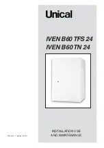 Preview for 1 page of Unical IVEN B60 TFS 24 Installation, Use And Maintenance Manual