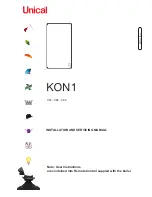 Preview for 1 page of Unical KON 1 C24 Installation And Servicing Manual