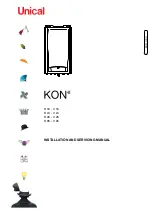 Unical KONe C 18 Installation And Servicing Manual preview