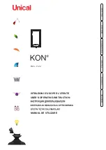 Unical Kone C 24 User Operating Instructions Manual preview