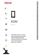 Unical Kone R 24 User Operating Instructions Manual preview