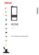 Unical KONf 100 Installation And Servicing Manual preview