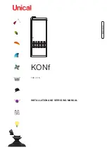 Unical KONf 115 Installation And Servicing Manual preview