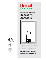 Unical Lattner ALKON 50 Installation And Servicing Manual предпросмотр