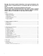 Preview for 2 page of Unical M 3000 S Installation And Servicing Instructions