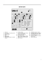 Предварительный просмотр 3 страницы Unical modulex 360 Installation, Use And Maintenance Manual