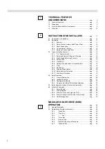 Preview for 4 page of Unical modulex 360 Installation, Use And Maintenance Manual