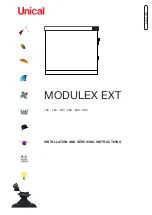 Unical MODULEX EXT 150 Installation And Servicing Instructions preview