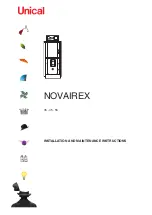 Unical NOVAIREX 35 Installation And Maintenance Instructions Manual preview