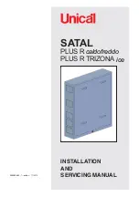 Unical SATAL PLUS R caldofreddo Installation And Servicing Manual preview