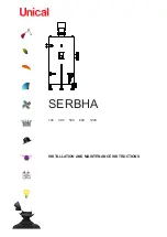 Unical SERBHA 100 Installation And Maintenance Instructions Manual preview