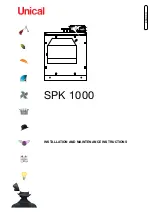 Unical SPK 1000 Installation And Maintenance Instructions Manual preview