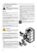 Предварительный просмотр 26 страницы Unical STILE 27 Instructions For Installation, Maintenance And Use