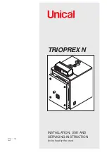 Preview for 1 page of Unical TRIOPREX N Series Installation, Use And Servicing Instruction