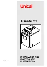 Unical TRISTAR 3G Installation And Maintenance Instructions Manual preview