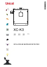 Preview for 1 page of Unical XC-K3 1000 Installation And Maintenance Instructions Manual