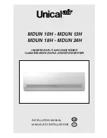 UnicalAir MDUN 10H Installation Manual preview