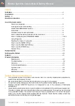 Preview for 2 page of Unicare Health Kinetic Spectra Instruction & Safety Manual