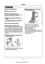 Preview for 31 page of UniCarriers FRSB14-8 Operation & Maintenance Manual