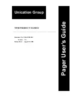 Unication Group NP88 POCSAG User Manual preview