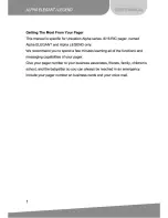 Preview for 4 page of unication Alpha Elegant User Manual