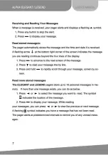 Preview for 10 page of unication Alpha Legend User Manual