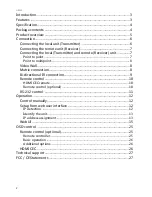 Preview for 2 page of Uniclass HX120T User Manual